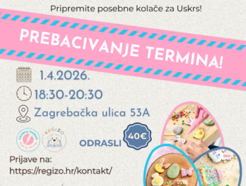 Novi termin za najslađu radionicu! 🎨🍪-odrasli